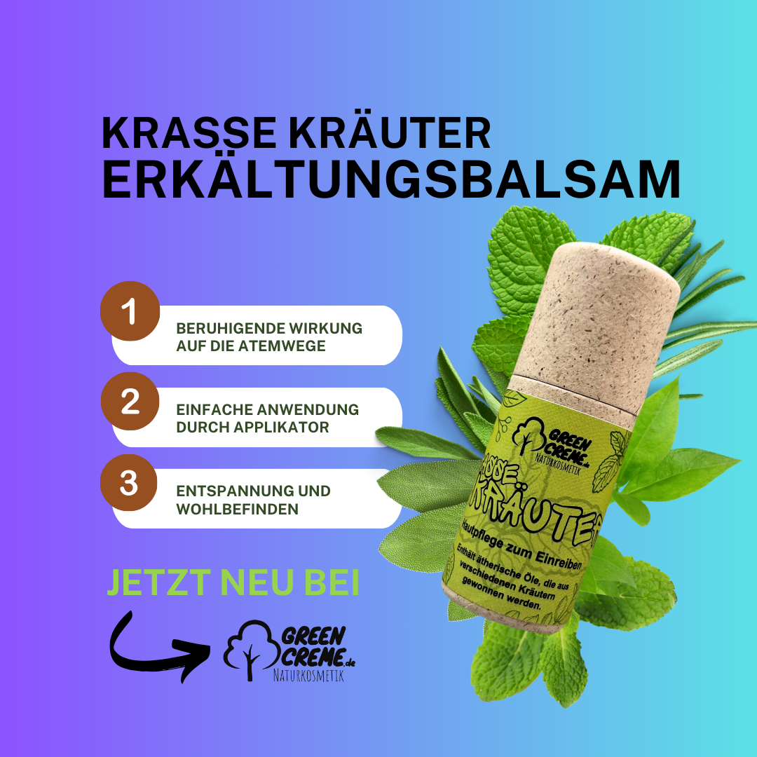 Krasse Kräuter - Erkältungsbalsam