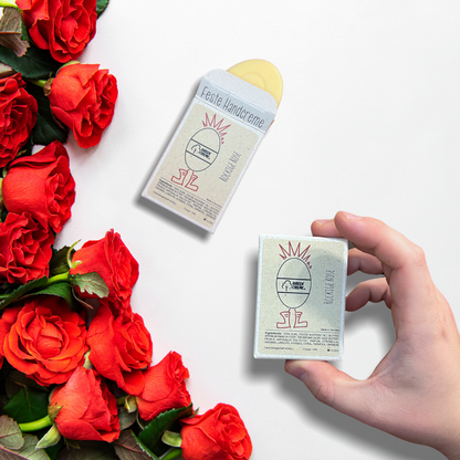 Rockige Rose - 30 Gramm feste Handcreme